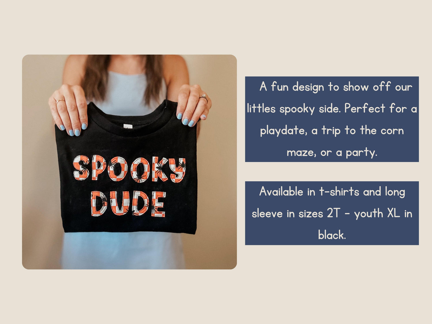 Spooky Dude Fall Shirt - Machine Applique