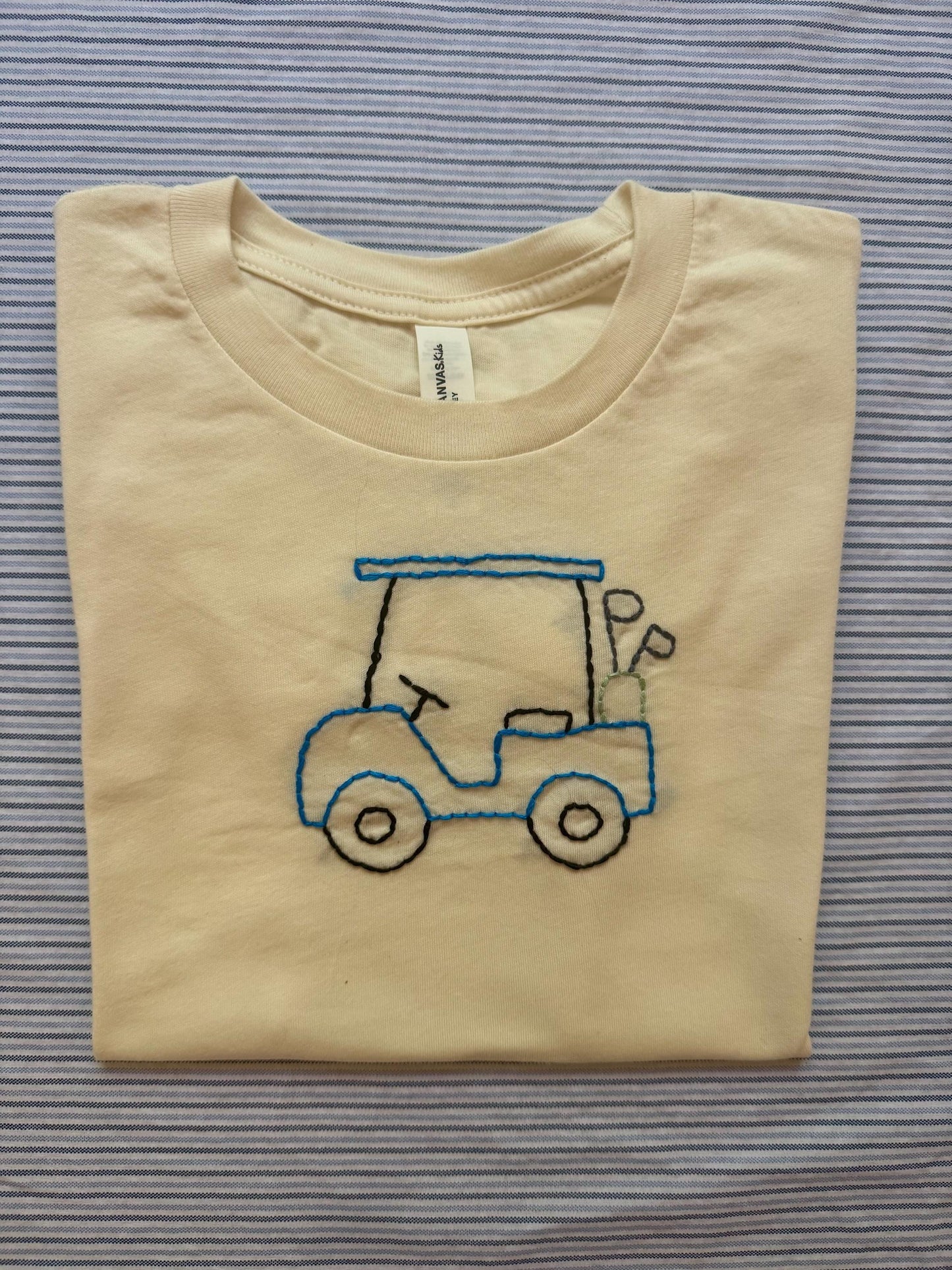 Sports - Boys Golf Shirt - Hand Embroidered