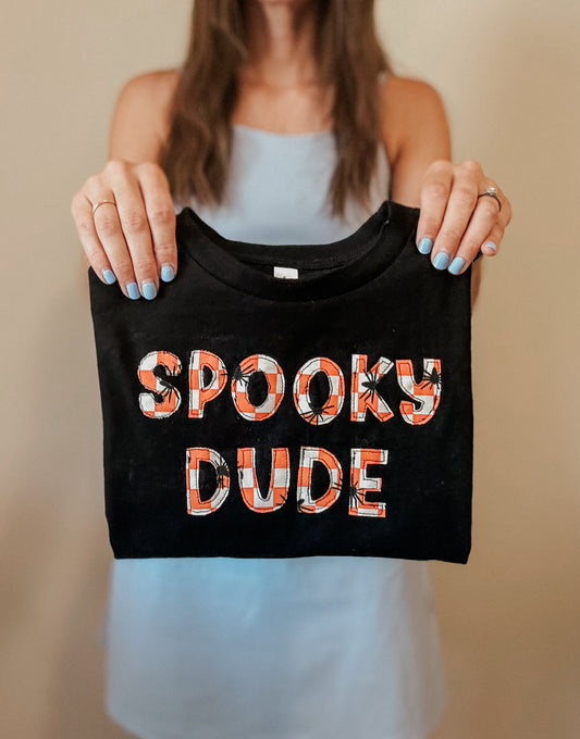 Spooky Dude Fall Shirt - Machine Applique