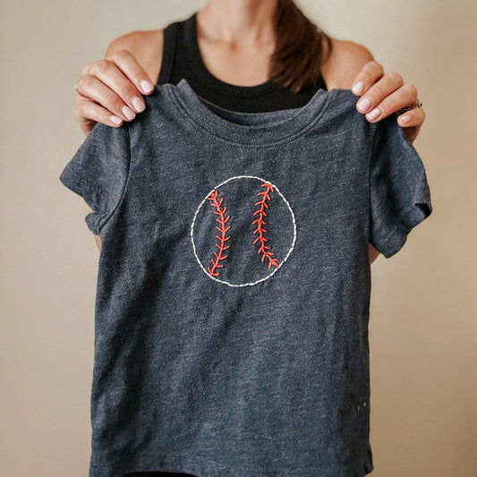 Baseball - Hand Embroidered Shirt